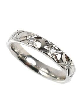 Chanel Ring Platinum With Diamond #275664C17B